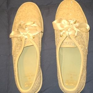 Kate spade keds glitter shoes